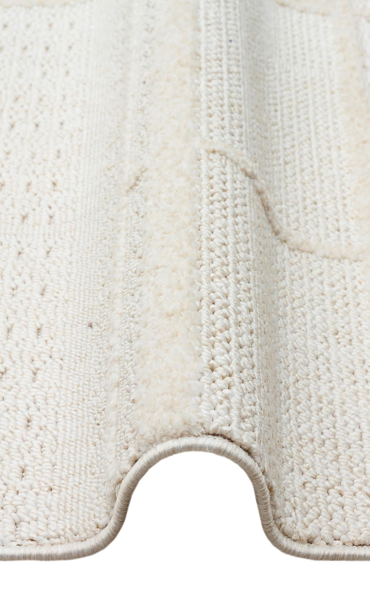 JOY JOY 03 WHITE Hav Toz Vermeyen Yumuşak dokulu Modern Makine Halısı