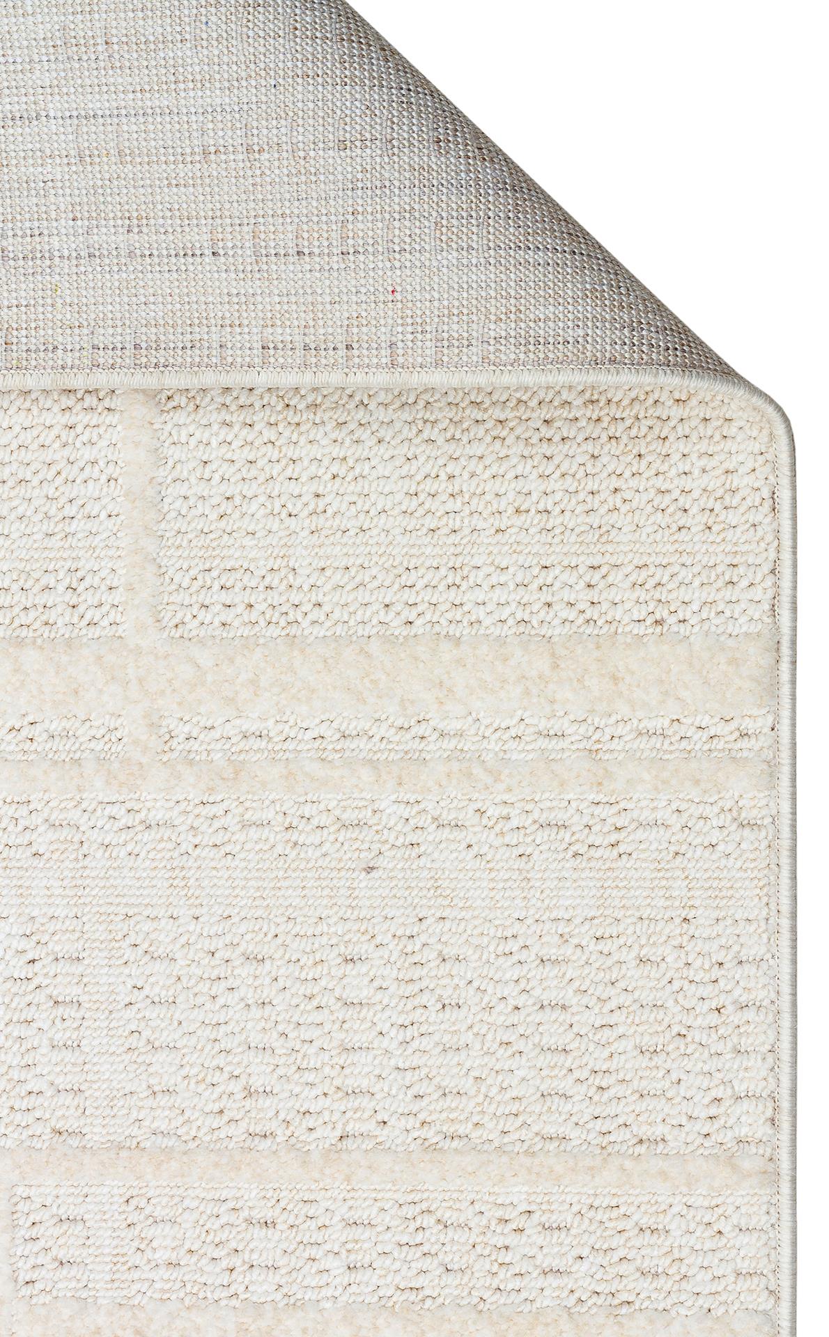 JOY JOY 03 WHITE Hav Toz Vermeyen Yumuşak dokulu Modern Makine Halısı