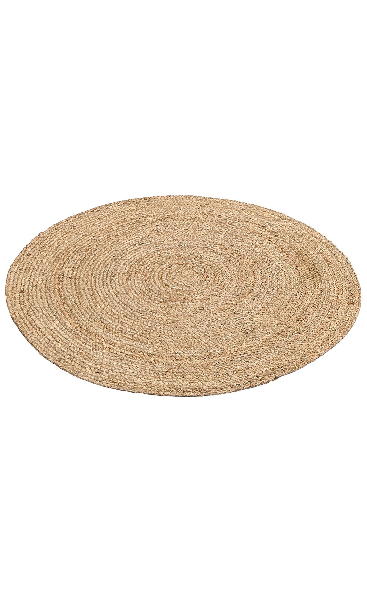 JUNO ECH 01R NATURAL El Dokuma Naturel Jüt Hasır Halı