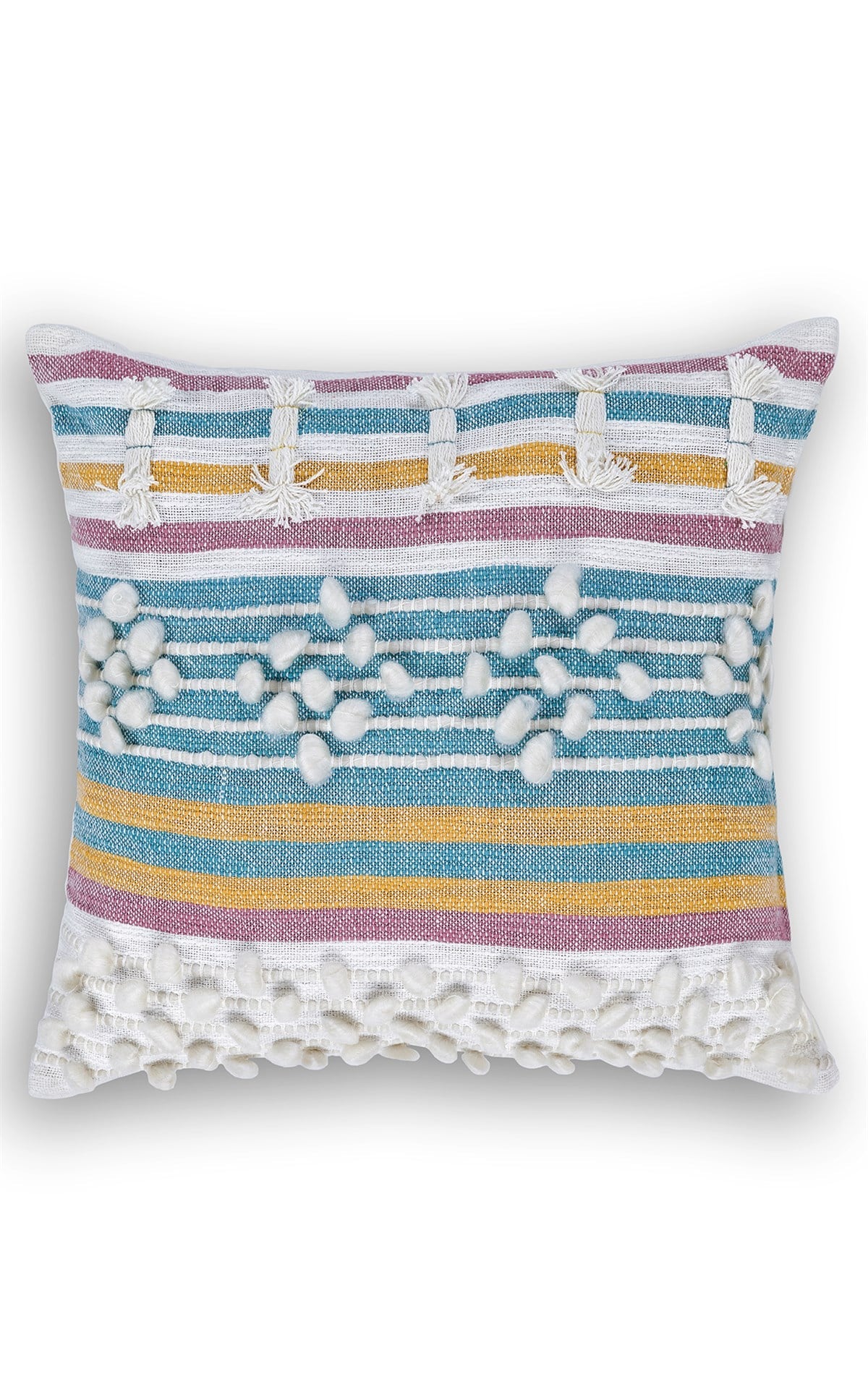 KIRLENT KRL 02 MULTY Etnik Desenlere Sahip Renkli ve Şık Kırlentler 43*43 cm