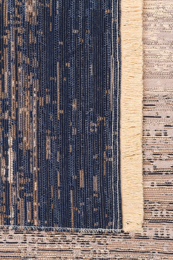KUTNU KILIM KTN 01 MARINE BEIGE Modern Ombre Renk Geçişli Yıkanabilir Çift Taraflı Kilim