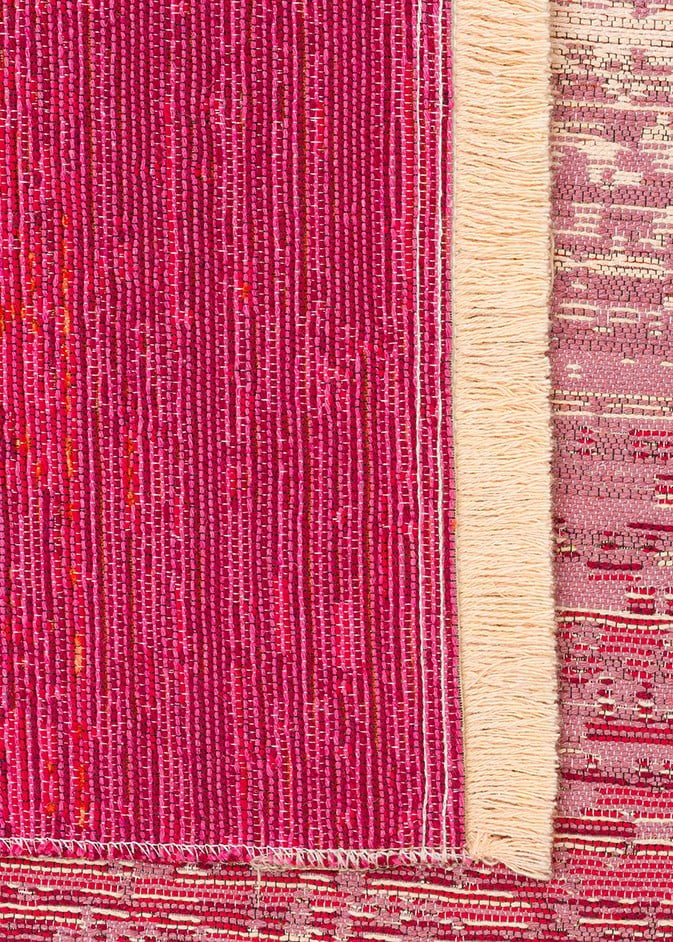 KUTNU KILIM KTN 01 TERRA PINK Modern Ombre Renk Geçişli Yıkanabilir Çift Taraflı Kilim