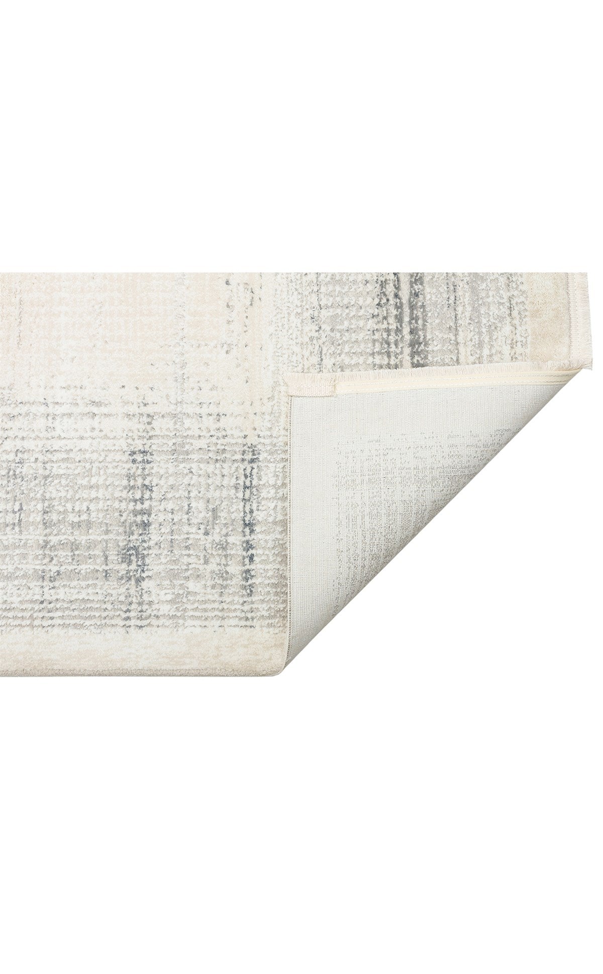 LAGOS XW LGS 08 CREAM SILVER XW Hav Toz Vermez Eskitme Desenli Modern Makine Halısı