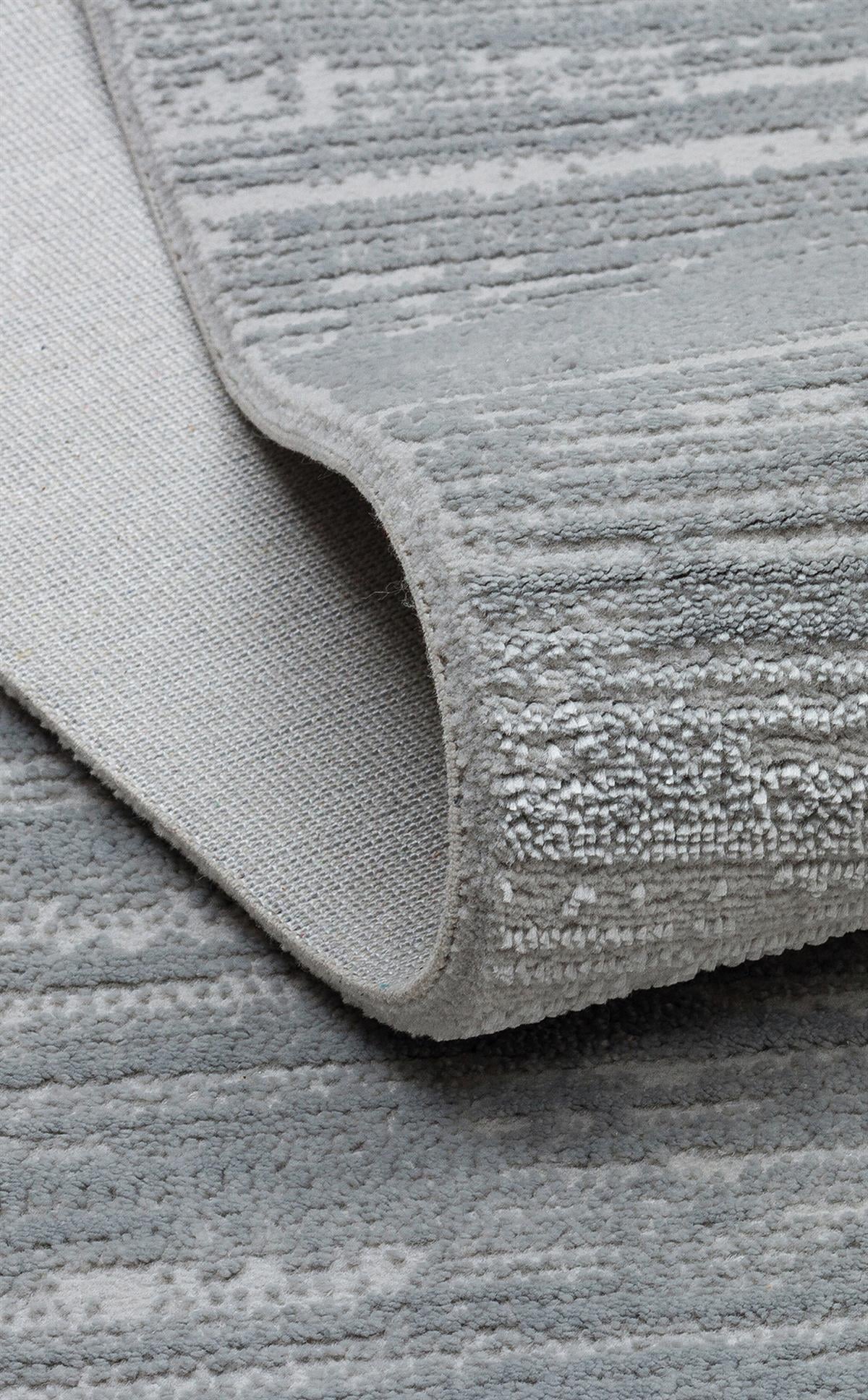 LAGOS XW LGS 19 LIGHT GREY XW Hav Toz Vermez Eskitme Desenli Modern Makine Halısı
