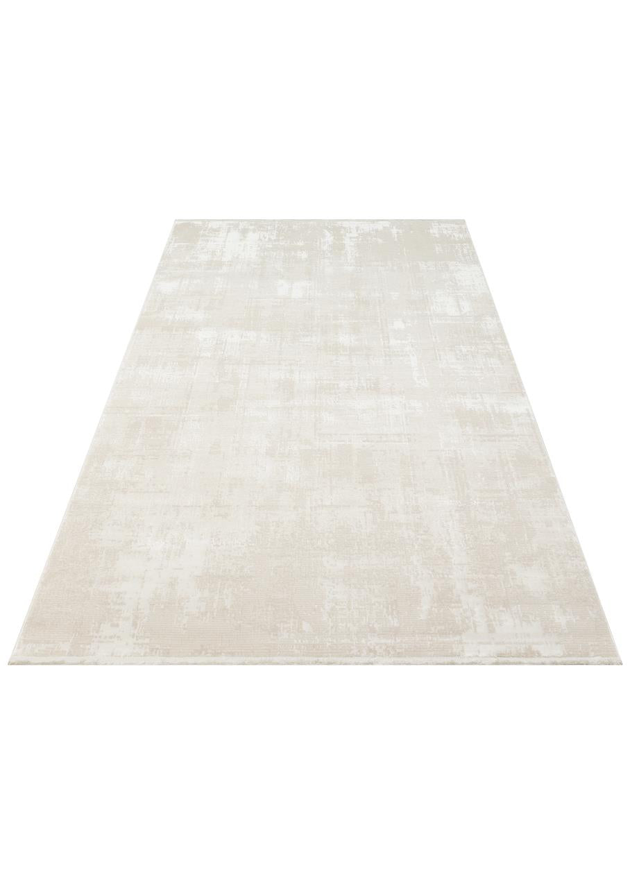 LEONA LNA 01 CREAM Yumuşak Tuşeli Hav Toz Vermez Modern Makine Halısı