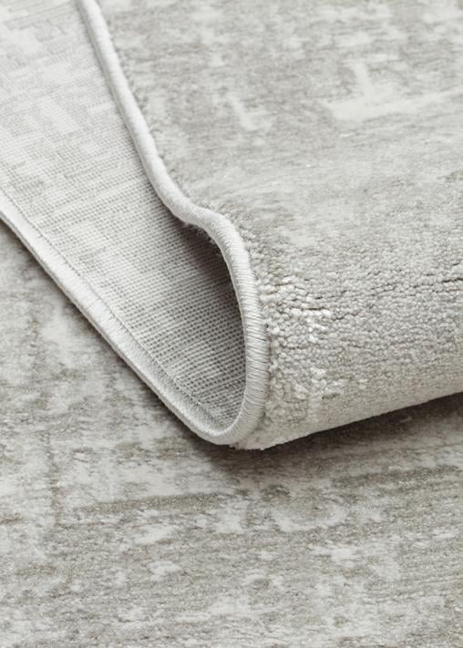 LEONA LNA 01 GREY Yumuşak Tuşeli Hav Toz Vermez Modern Makine Halısı