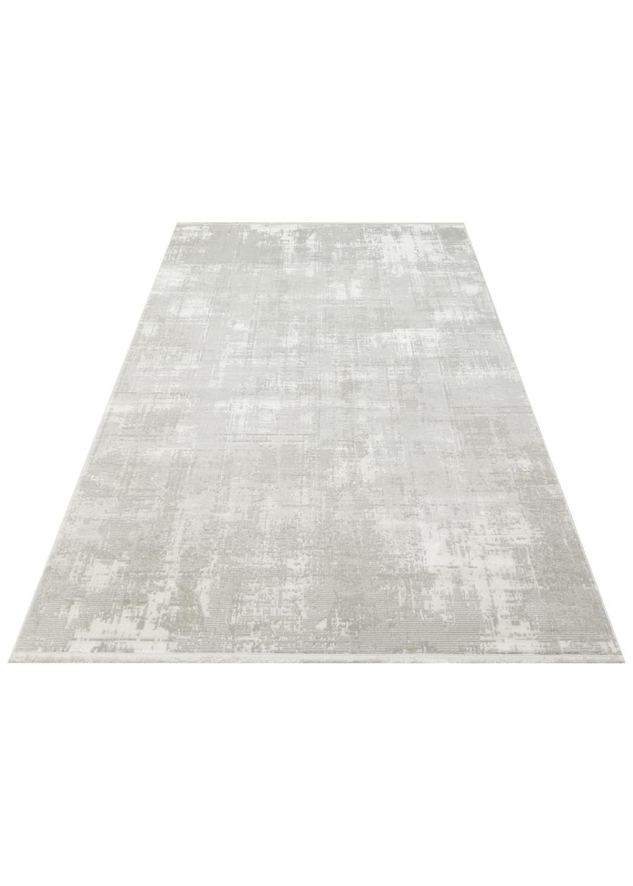 LEONA LNA 01 GREY Yumuşak Tuşeli Hav Toz Vermez Modern Makine Halısı