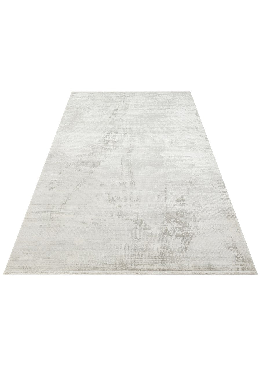 LEONA LNA 02 GREY Yumuşak Tuşeli Hav Toz Vermez Modern Makine Halısı