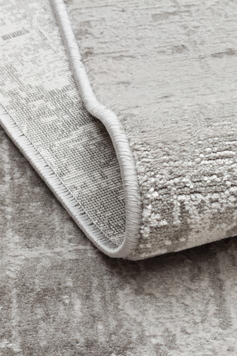 LEONA LNA 04 GREY Yumuşak Tuşeli Hav Toz Vermez Modern Makine Halısı