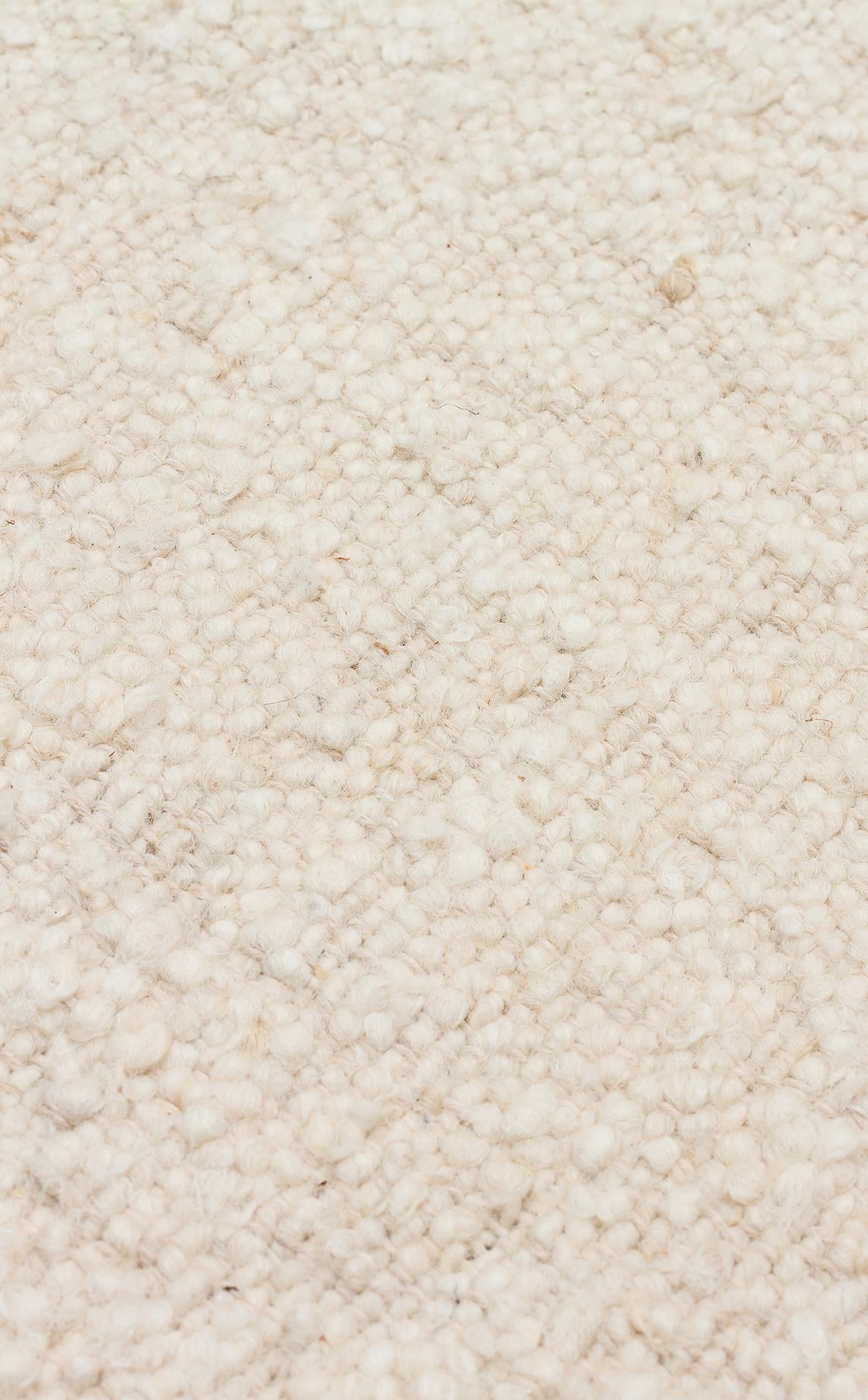 LHASA LHS 01 CREAM NATURAL Yün ve Jüt ile Üretilen Örme El Dokuma Halı