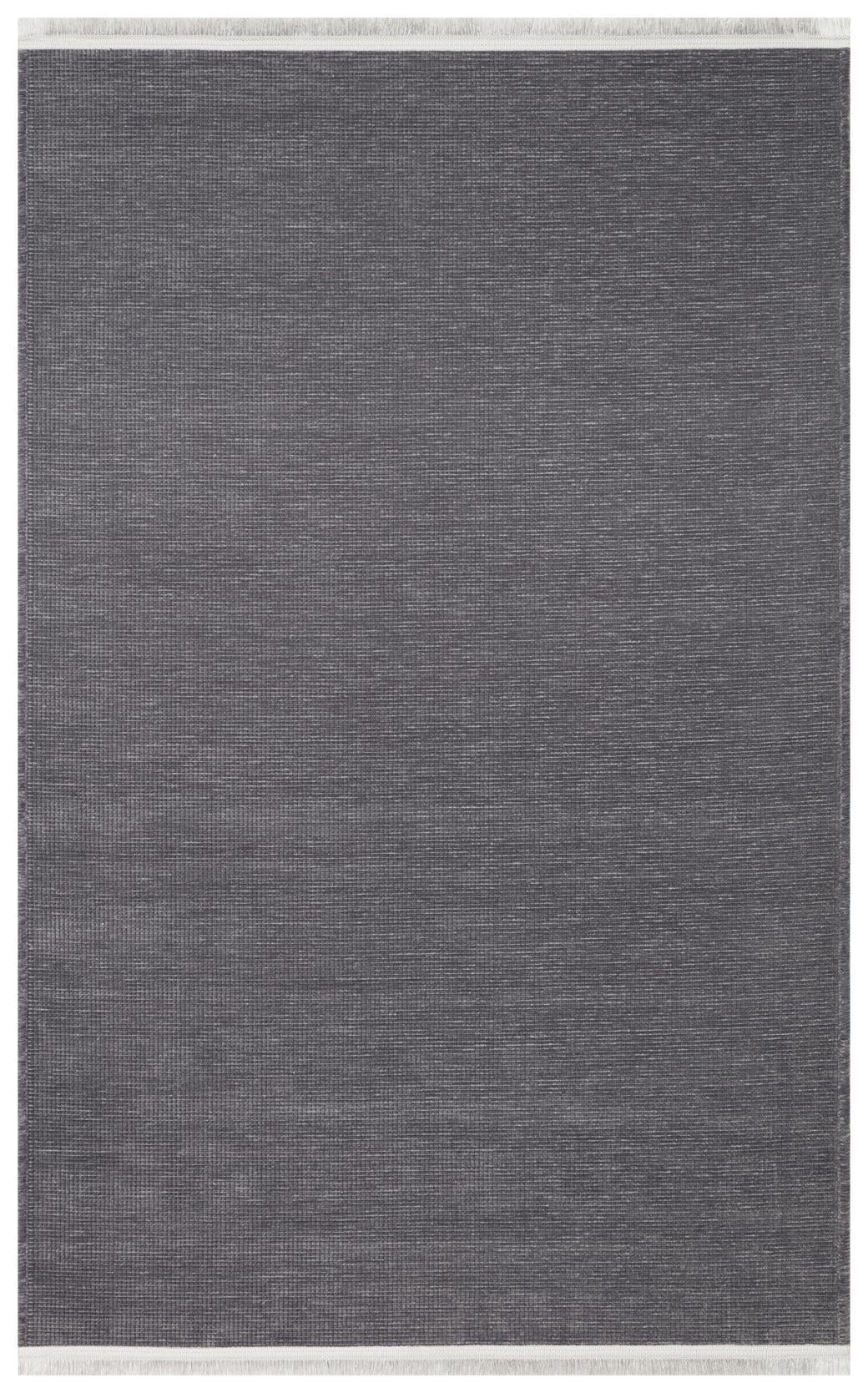 LIZA KILIM LIZ 01 ANTRASIT Hav Toz Vermez Kaymaz Tabanlı Yıkanabilir Düz Renk Kilim