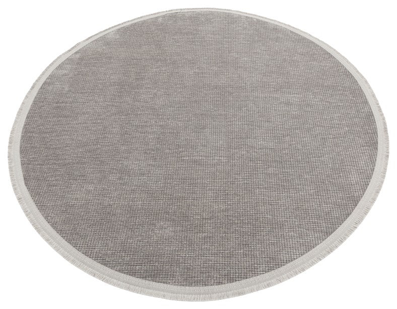 LIZA KILIM LIZ 01 GREY Q Hav Toz Vermez Kaymaz Tabanlı Yıkanabilir Düz Renk Kilim