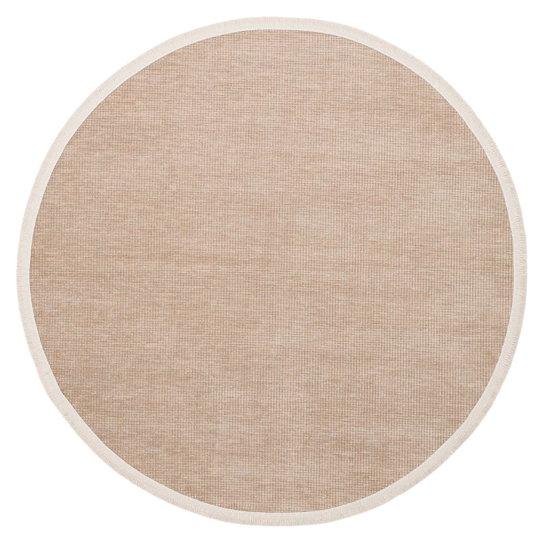 LIZA KILIM LIZ 01 VIZON Q Hav Toz Vermez Kaymaz Tabanlı Yıkanabilir Düz Renk Kilim