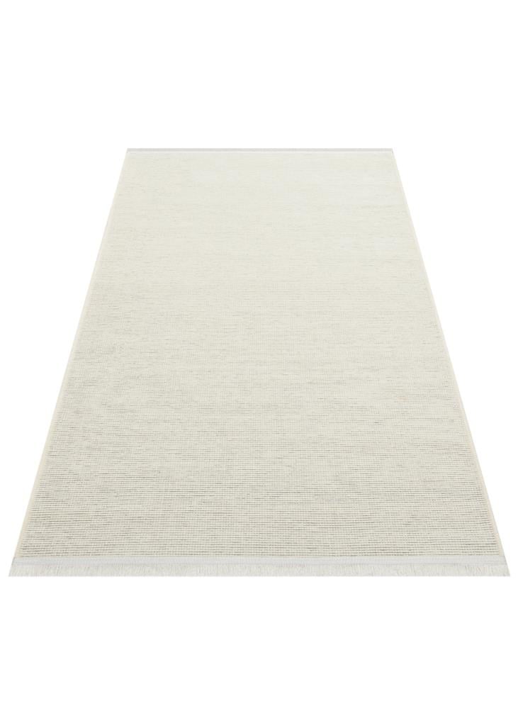 LIZA KILIM LIZ 01 WHITE Hav Toz Vermez Kaymaz Tabanlı Yıkanabilir Düz Renk Kilim