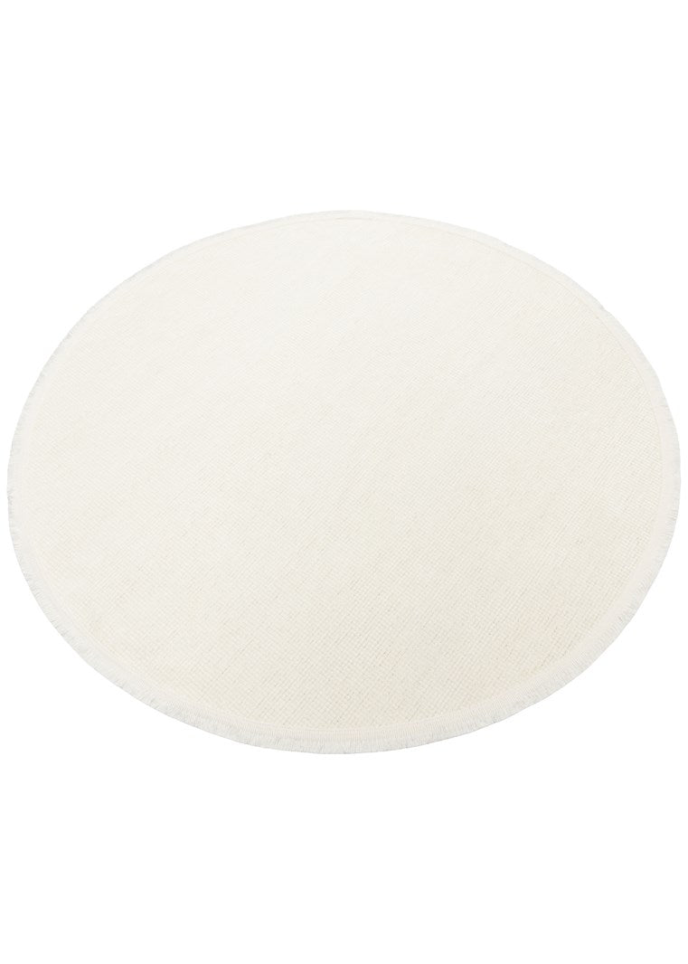 LIZA KILIM LIZ 01 WHITE Q Hav Toz Vermez Kaymaz Tabanlı Yıkanabilir Düz Renk Kilim