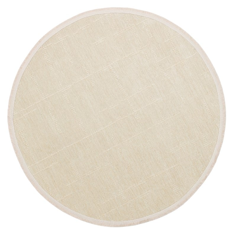 LIZA KILIM LIZ 02 BEIGE Q Hav Toz Vermez Kaymaz Tabanlı Yıkanabilir Düz Renk Kilim