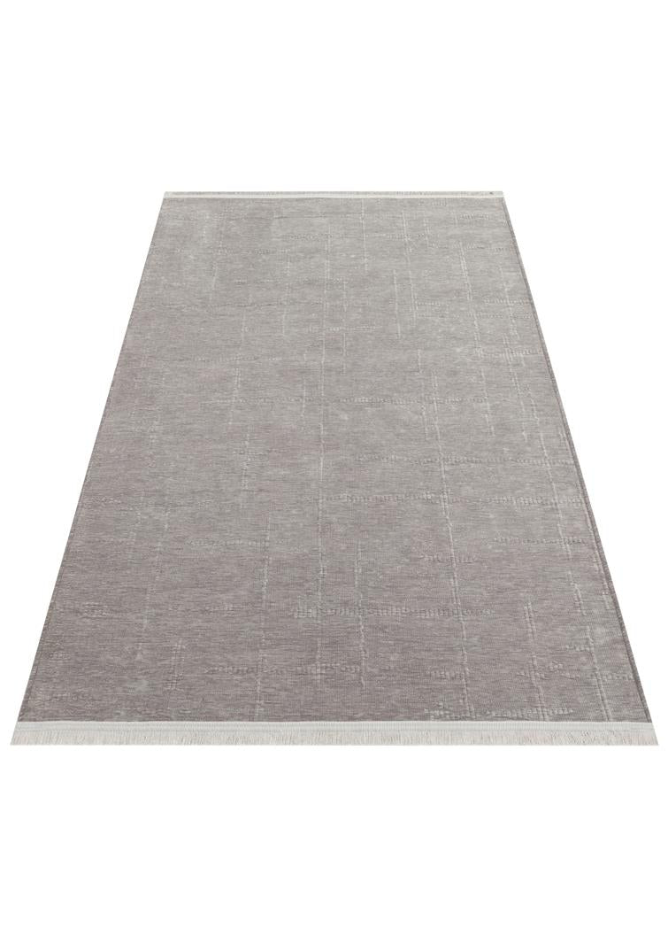 LIZA KILIM LIZ 02 GREY Hav Toz Vermez Kaymaz Tabanlı Yıkanabilir Düz Renk Kilim