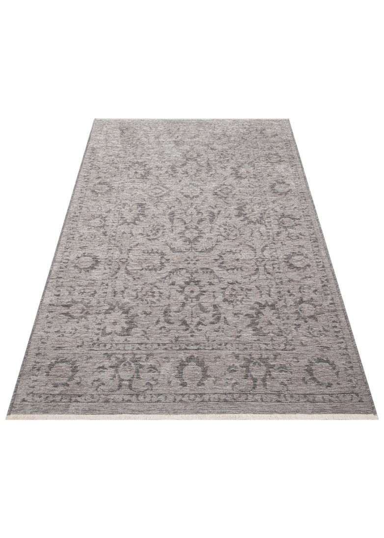 LIZA KILIM XW LIZ 03 GREY XW Hav Toz Vermez Kaymaz Tabanlı Yıkanabilir Düz Renk Kilim