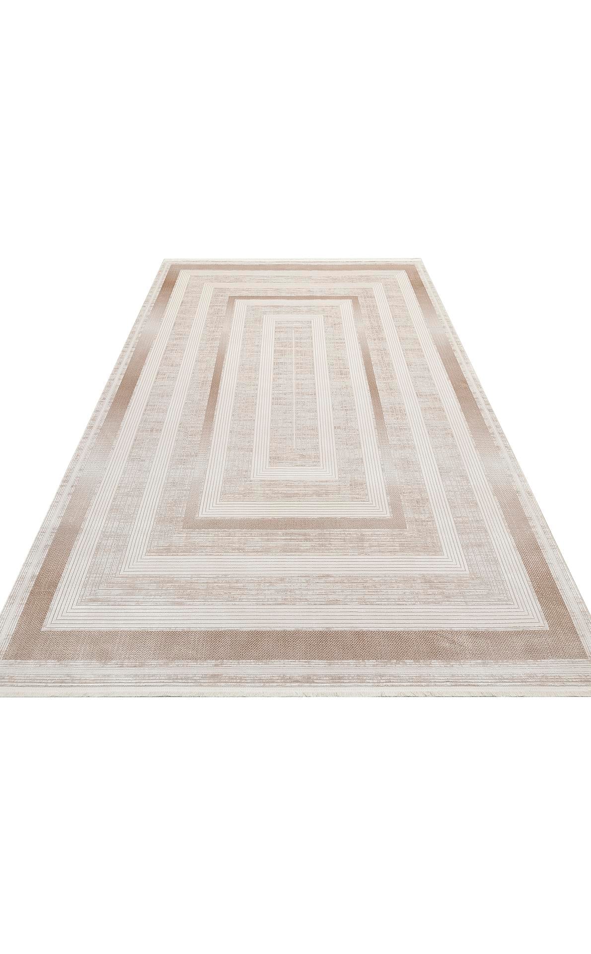 MAHAL MHL 13 CREAM BEIGE Klasik Desenli Yüksek Kalite Sık Dokuma Salon Halısı