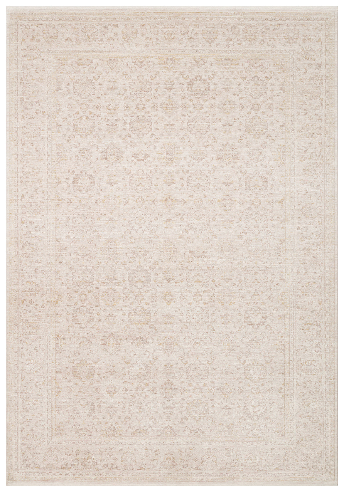 MAHAL MOOD MHL MOOD 02 BEIGE CREAM Klasik Desenli Yüksek Kalite Sık Dokuma Salon Halısı