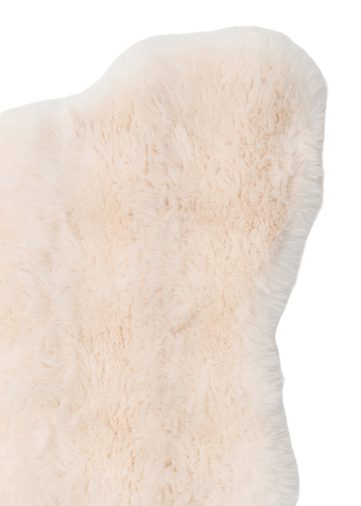MOLLIS BUBBLE MLS BUBBLE SINGLE L.BEIGE Yumuşak Tuşeli Yıkanabilir Kaymaz Tabanlı Suni Kürk