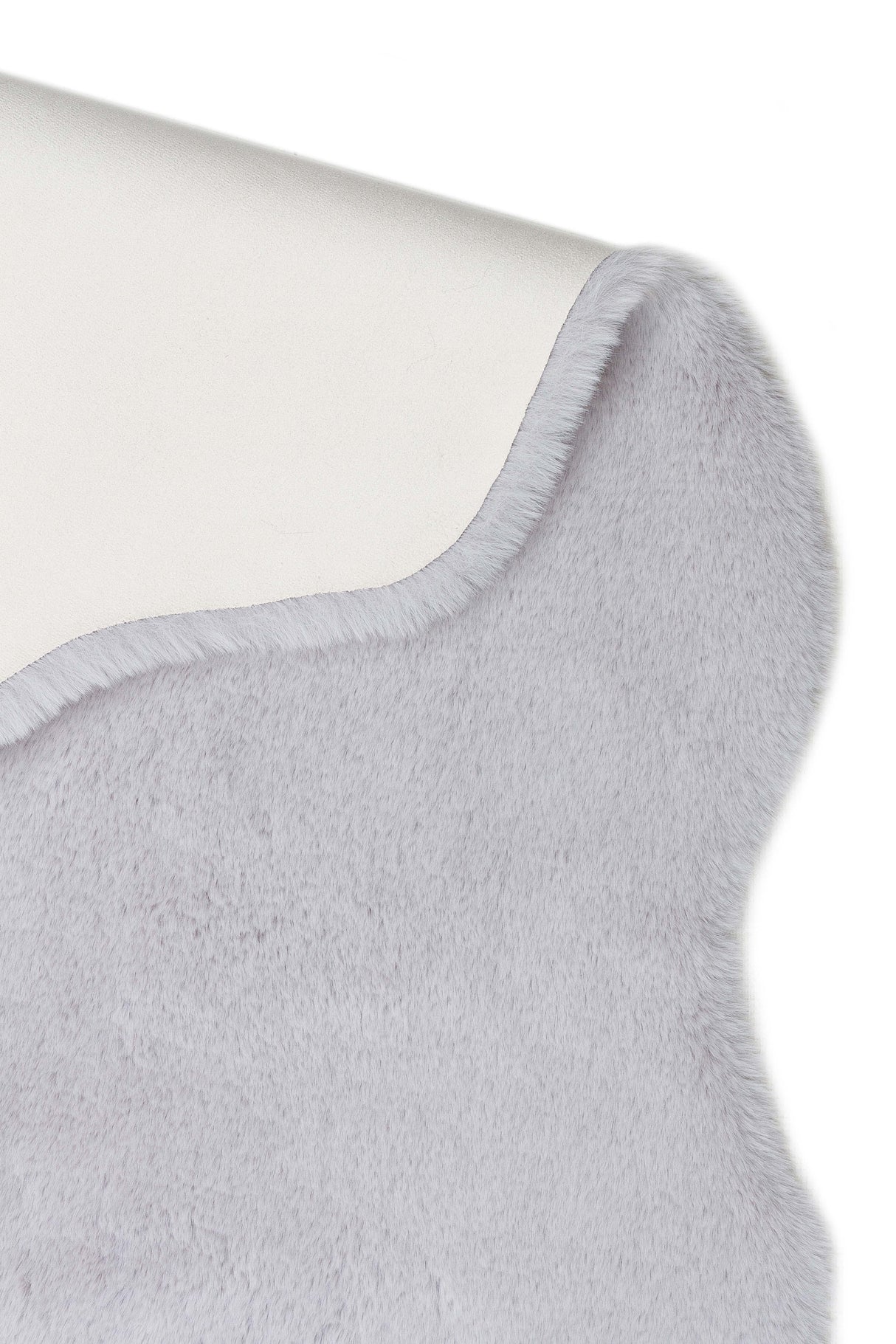 MOLLIS PLAIN MLS PLAIN QUARD GREY Yumuşak Tuşeli Yıkanabilir Kaymaz Tabanlı Suni Kürk
