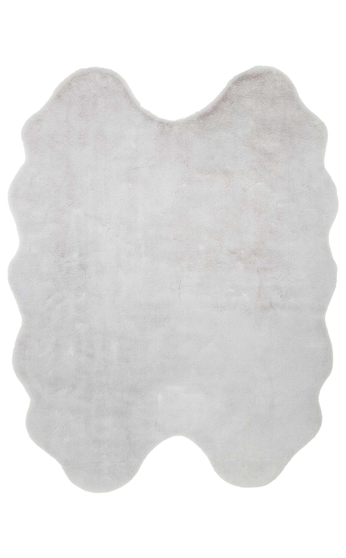 MOLLIS PLAIN MLS PLAIN QUARD GREY Yumuşak Tuşeli Yıkanabilir Kaymaz Tabanlı Suni Kürk
