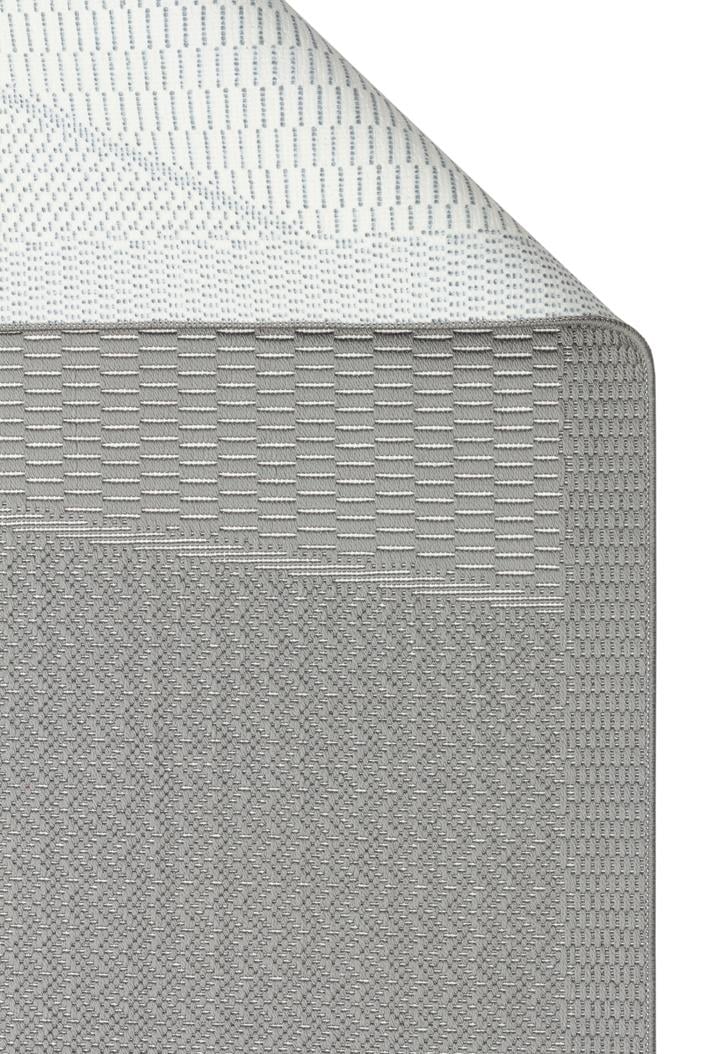 MONO LUX MNO LUX 01 ANTRASIT Kaymaz Tabanlı Modern Desenlere Sahip İnce Halı
