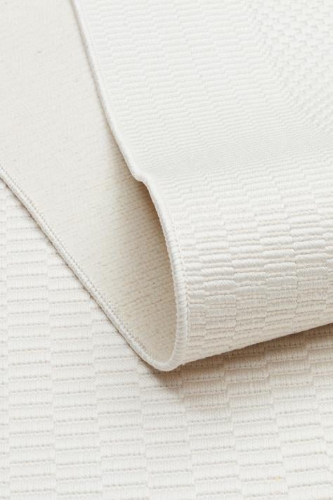 MONO LUX MNO LUX 01 WHITE Kaymaz Tabanlı Modern Desenlere Sahip İnce Halı