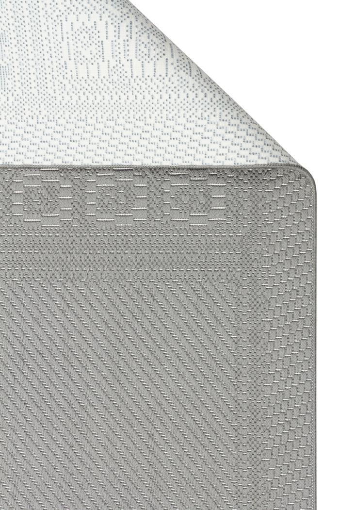 MONO LUX MNO LUX 02 ANTRASIT Kaymaz Tabanlı Modern Desenlere Sahip İnce Halı