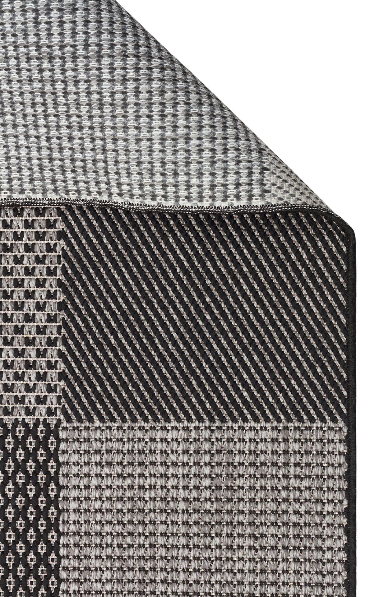 MONO MNO 01 DARK GREY Hav Toz Vermez Kaymaz Tabanlı İnce Halı