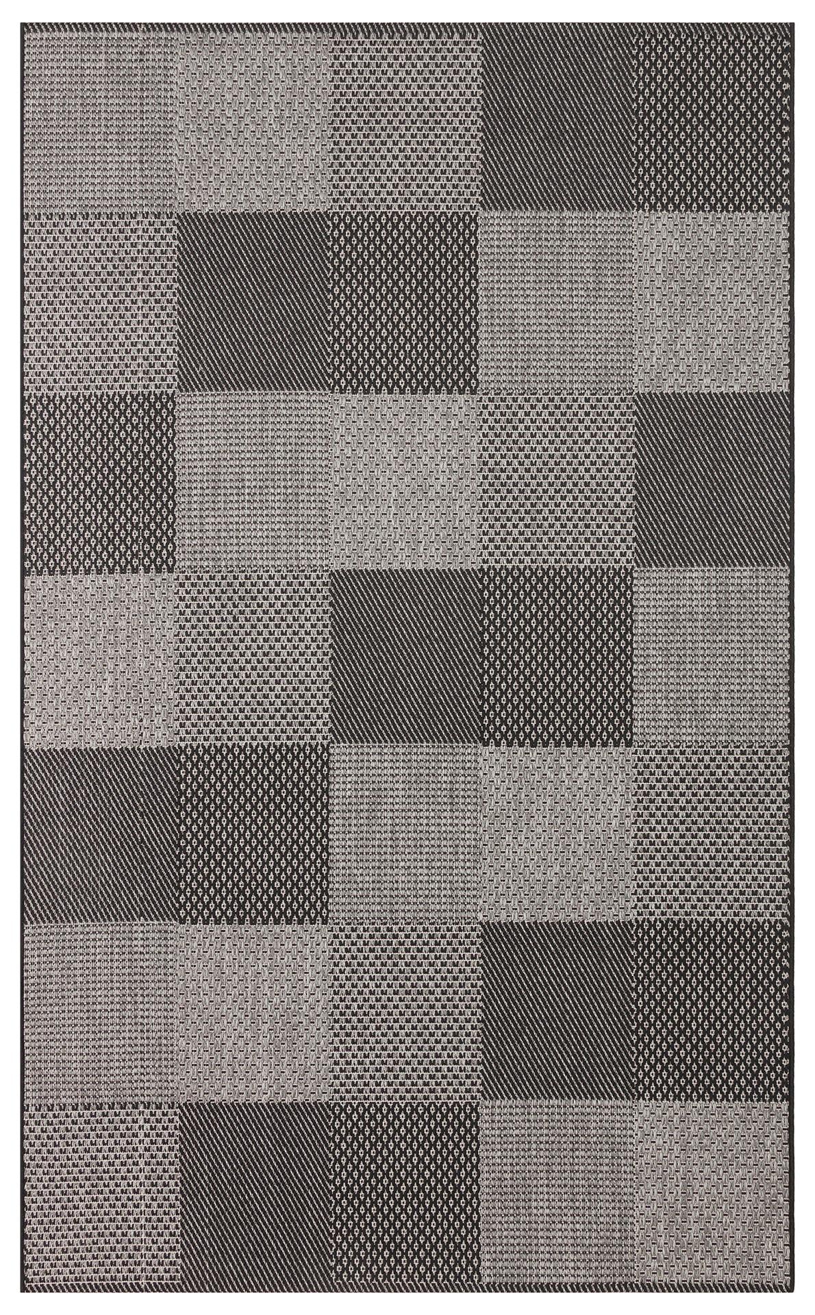 MONO MNO 01 DARK GREY Hav Toz Vermez Kaymaz Tabanlı İnce Halı