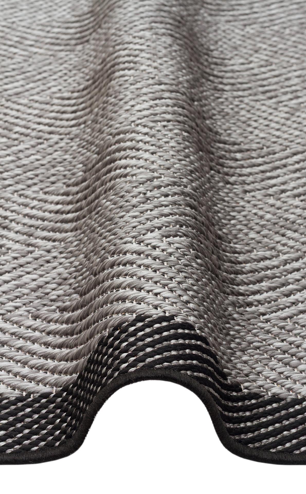 MONO MNO 02 DARK GREY Hav Toz Vermez Kaymaz Tabanlı İnce Halı