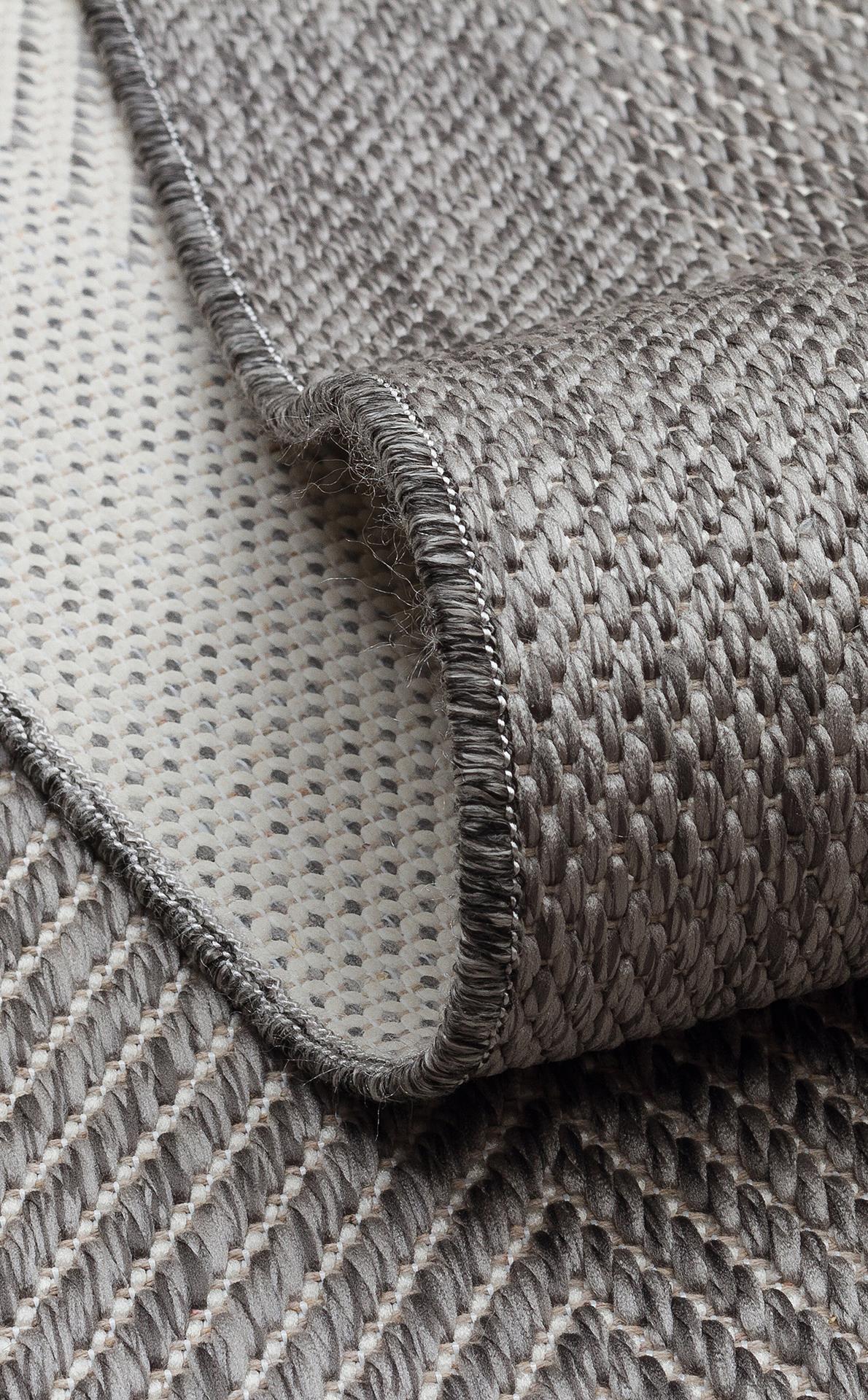 MONO MNO 02 GREY Hav Toz Vermez Kaymaz Tabanlı İnce Halı