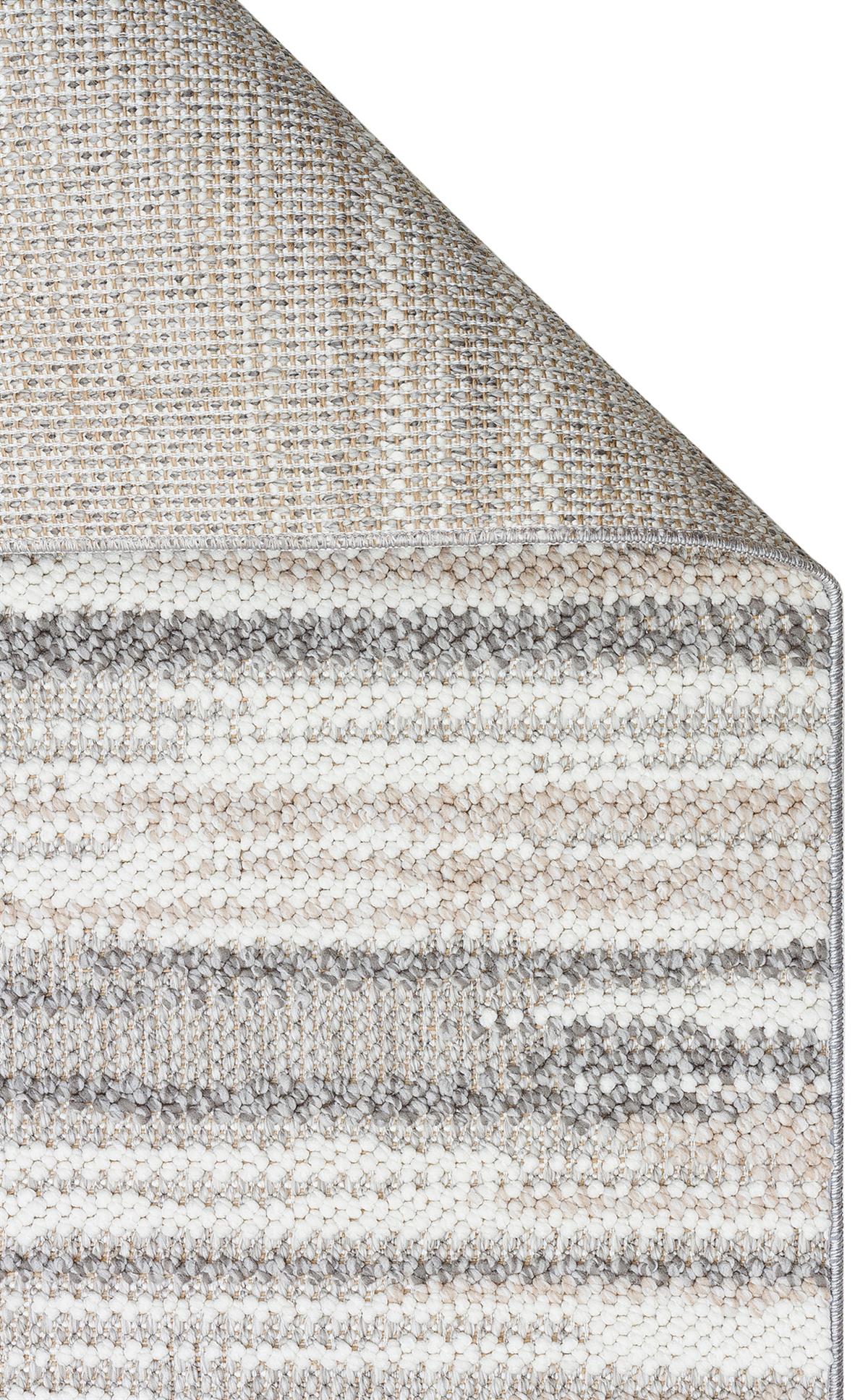 MOTTO MOT 01 GREY WHITE Yumuşak Tuşeli Örgü Dokuma Modern Makine Halısı