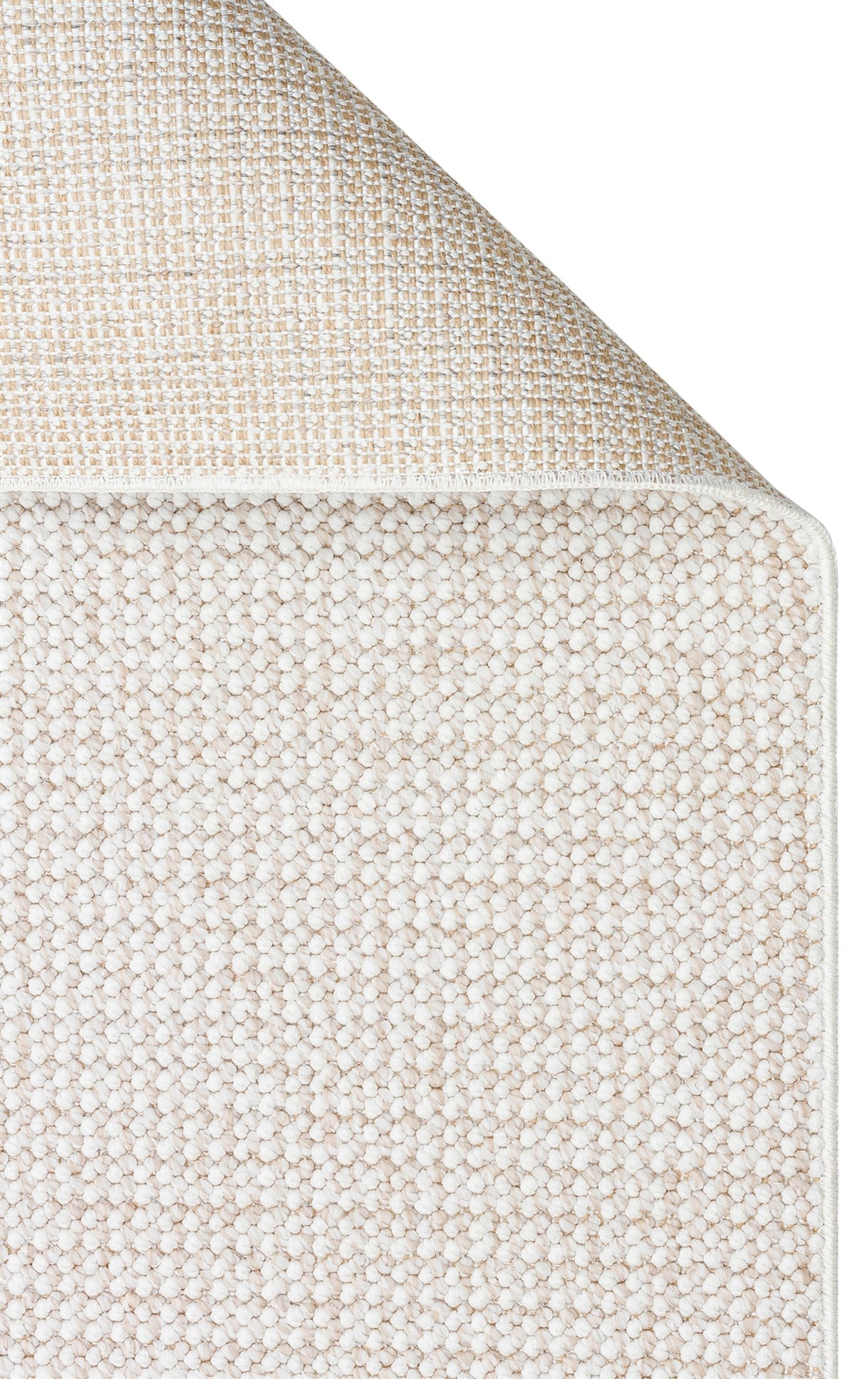 MOTTO MOT PLAIN BEIGE Yumuşak Tuşeli Örgü Dokuma Modern Makine Halısı