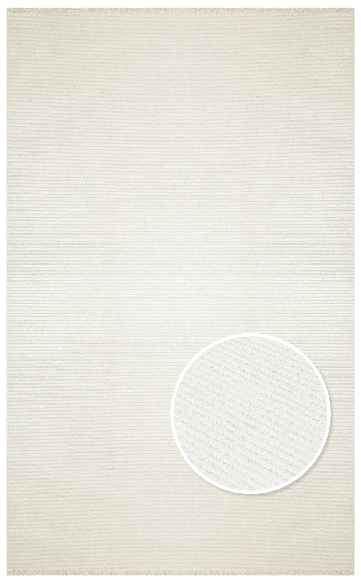 NAPOLI NAP 01 CREAM Sade Desenli Modern Sık Dokuma Makine Halısı