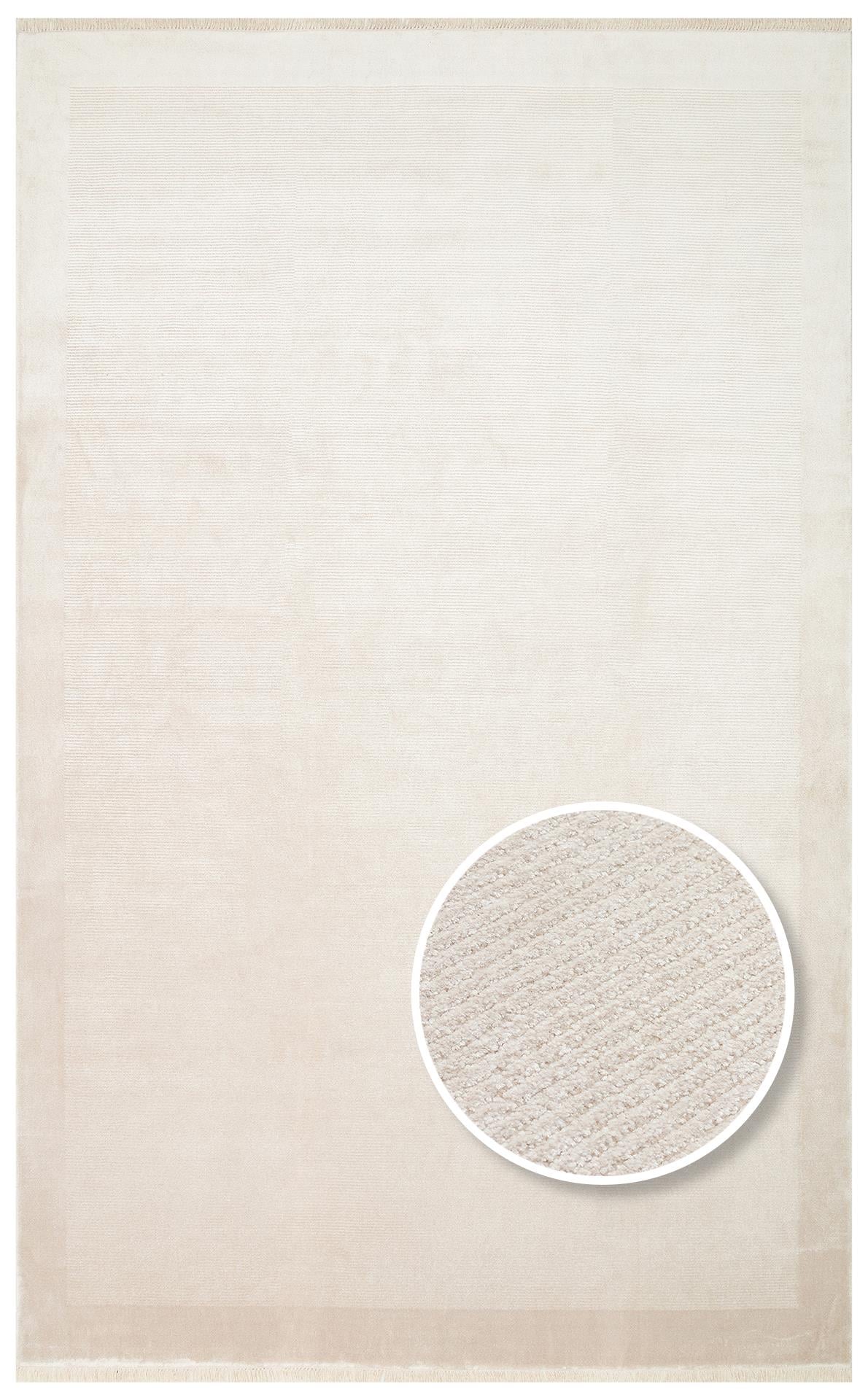 NAPOLI NAP 02 BEIGE Sade Desenli Modern Sık Dokuma Makine Halısı