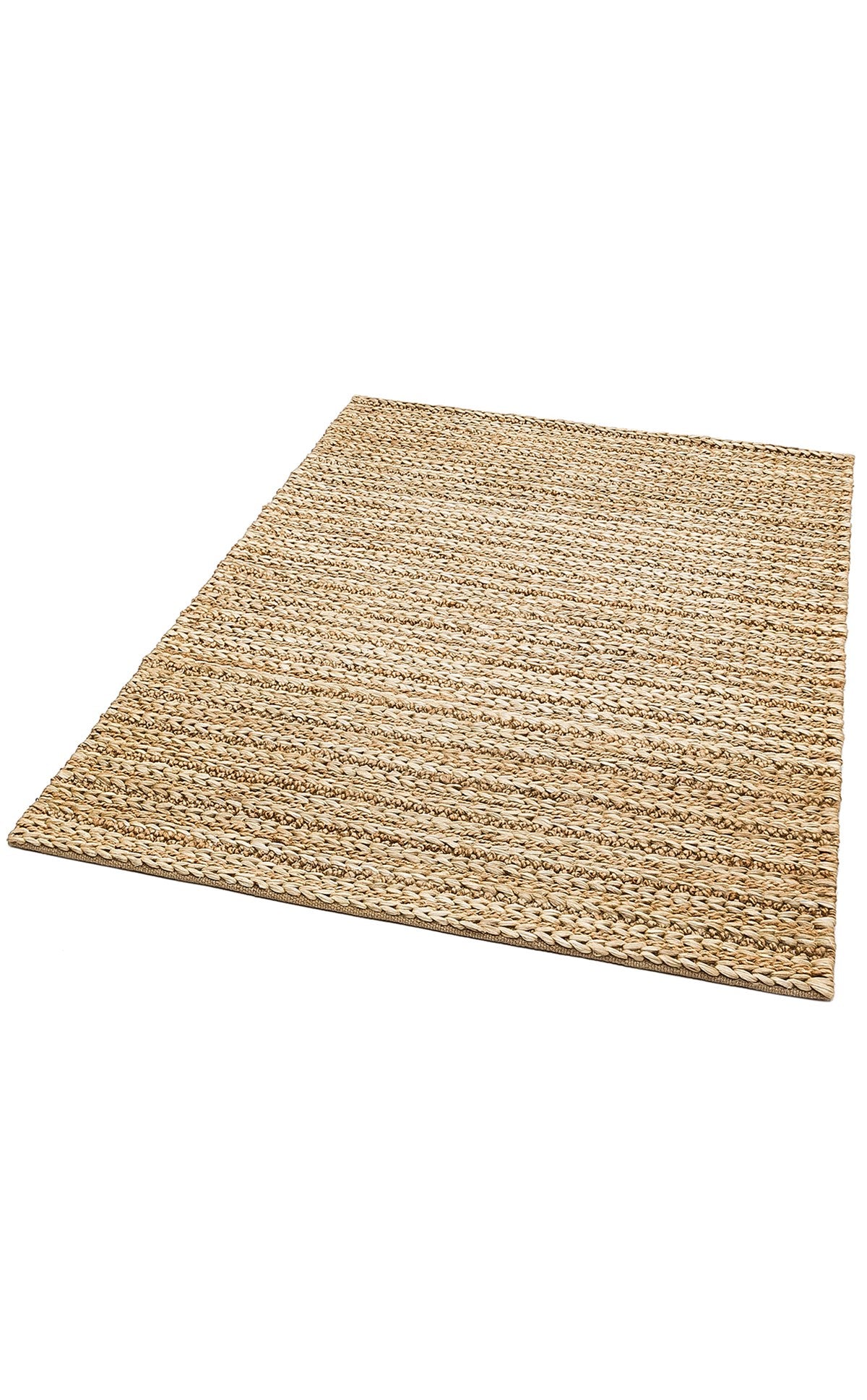 NETRA S-1152 NATURAL XW Farklı Örgü Dokusuna Sahip El Dokuma Naturel Jüt Hasır Halı