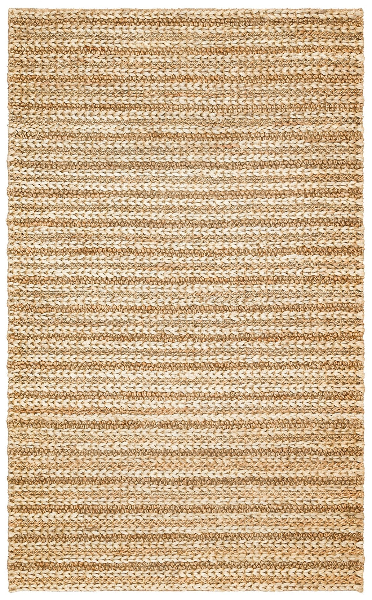 NETRA S-1152 NATURAL XW Farklı Örgü Dokusuna Sahip El Dokuma Naturel Jüt Hasır Halı