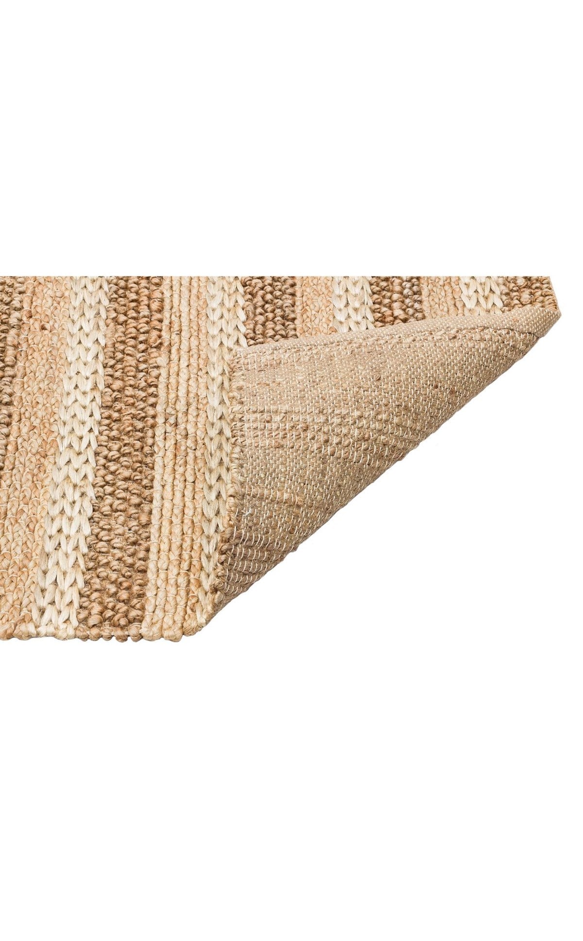 NETRA S-1410 NATURAL XW Farklı Örgü Dokusuna Sahip El Dokuma Naturel Jüt Hasır Halı
