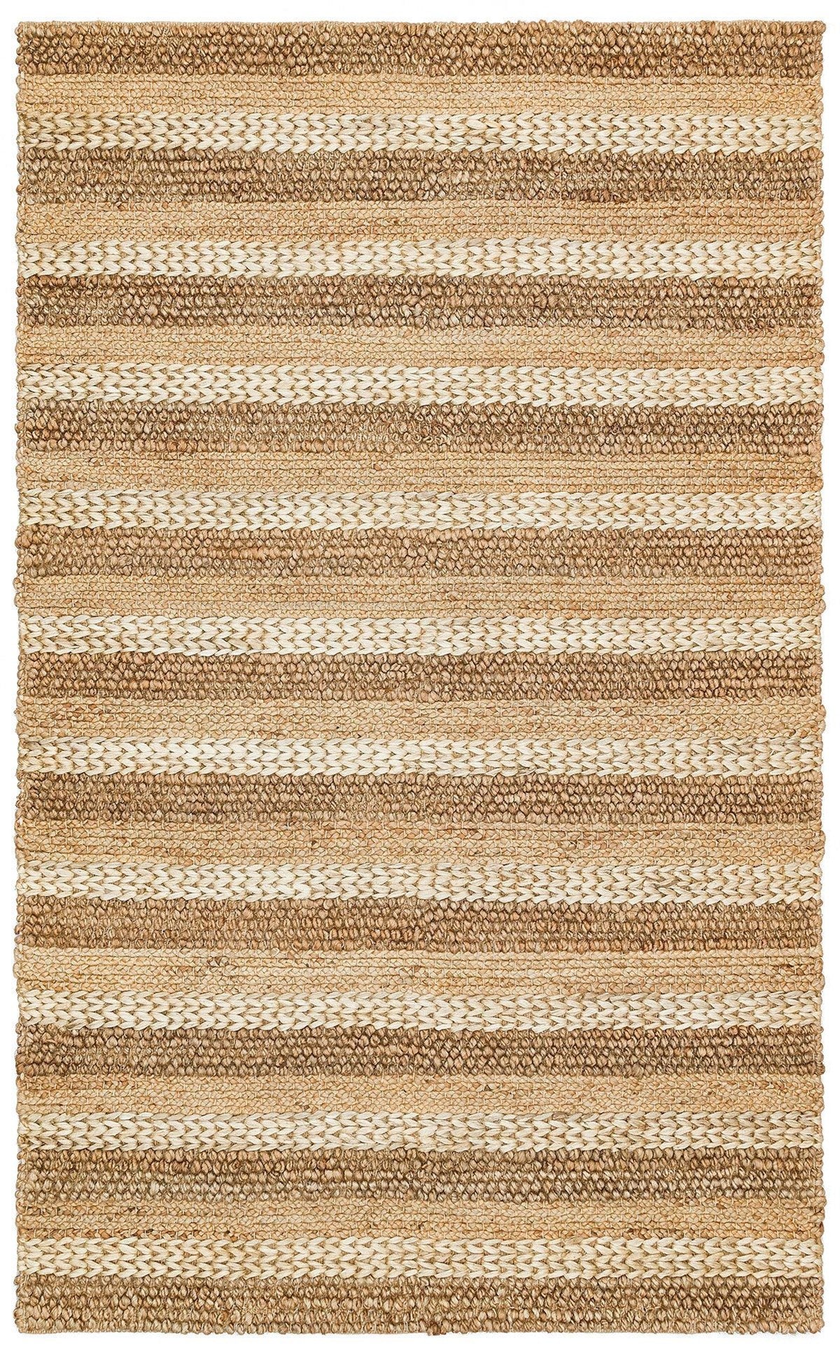 NETRA S-1410 NATURAL XW Farklı Örgü Dokusuna Sahip El Dokuma Naturel Jüt Hasır Halı