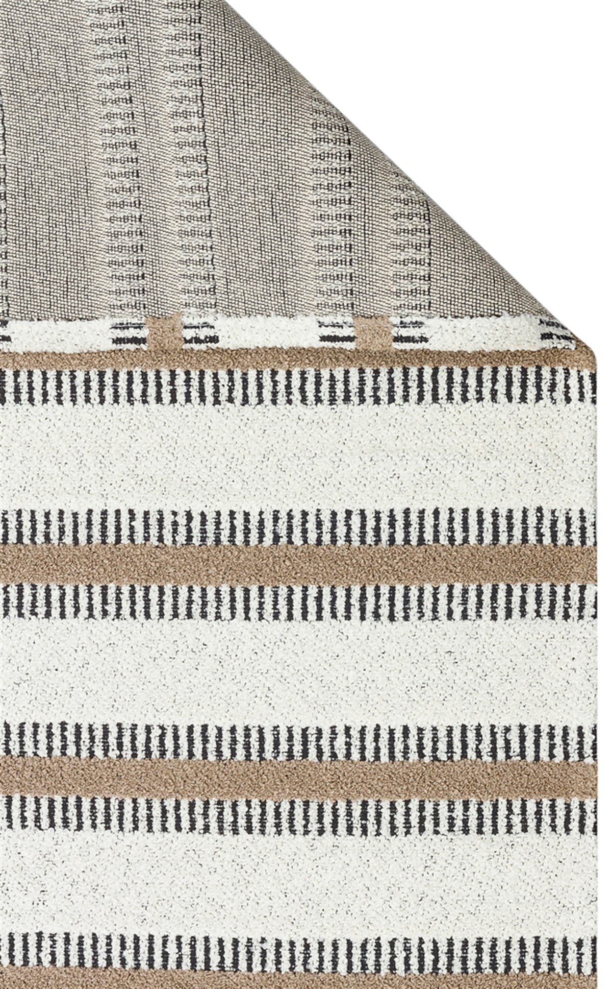 NEVADA NVD 04 WHITE BEIGE Özel Moroccon Tuşeli Hav Toz Vermez Kaymaz Tabanlı İnce Dokuma Modern Halı