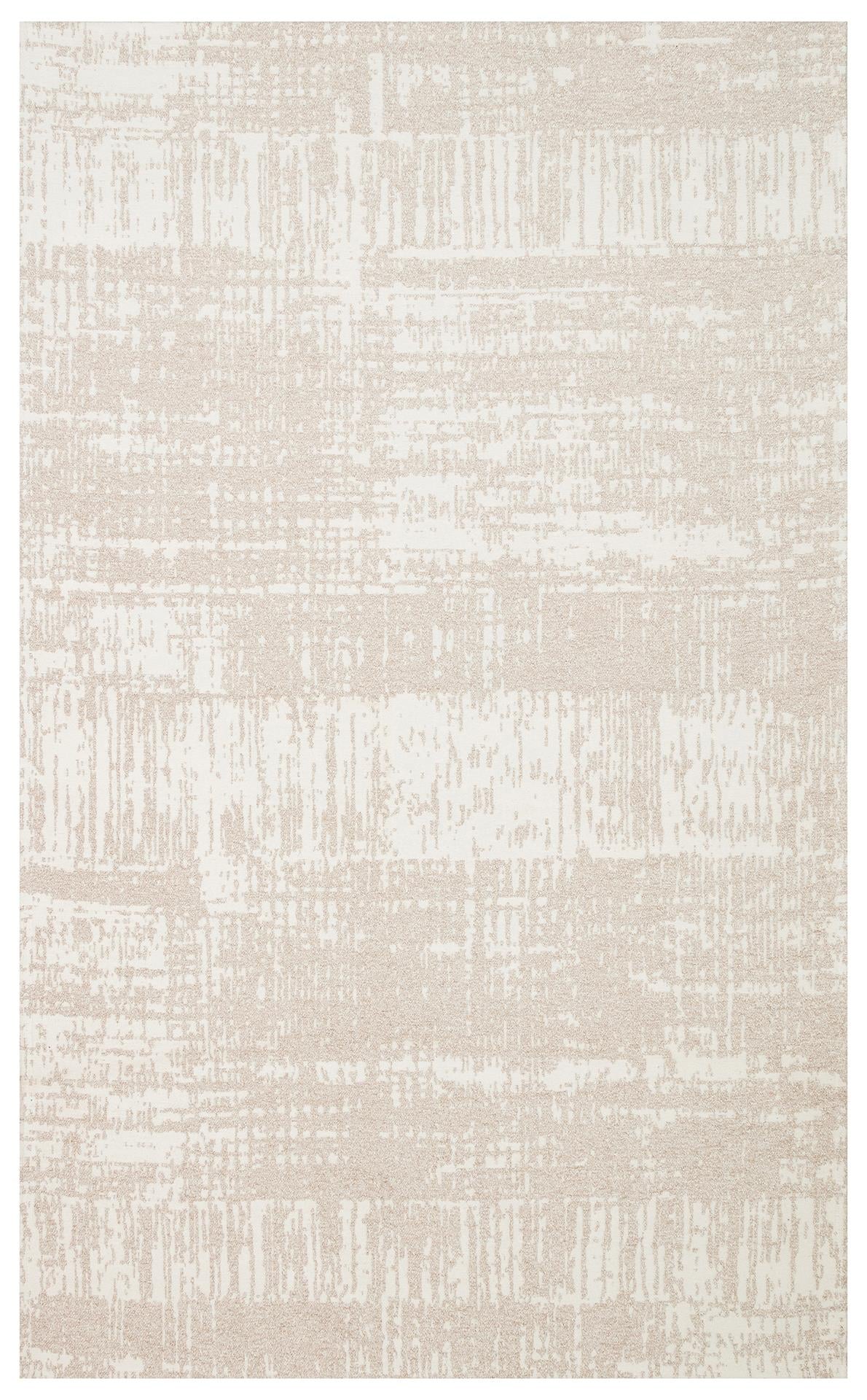 NEVADA NVD 06 IVORY CREAM Özel Moroccon Tuşeli Hav Toz Vermez Kaymaz Tabanlı İnce Dokuma Modern Halı