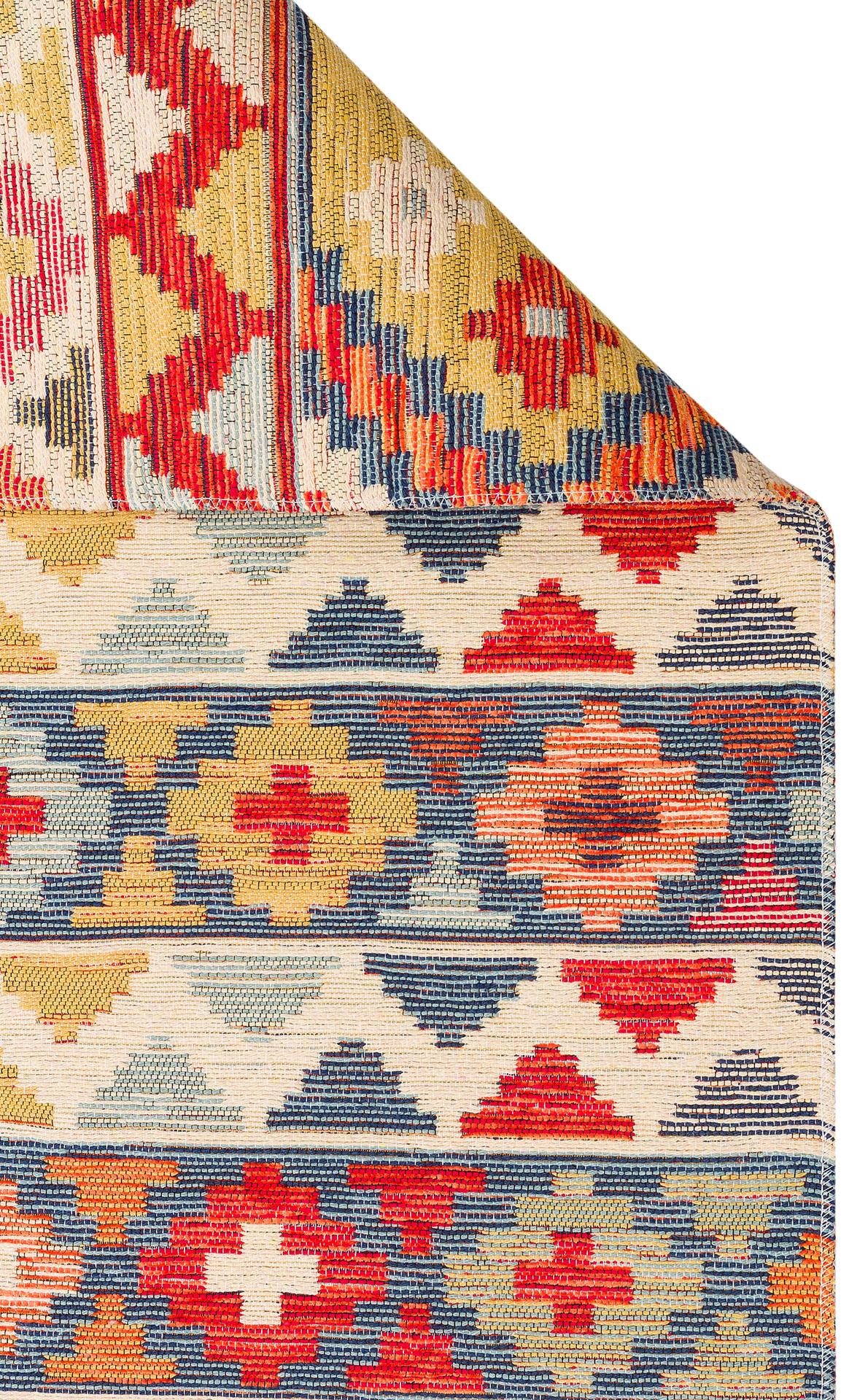 NOMAD NMD 02 AQUA Yıkanabilir, Çift Taraflı Kullanıma Uygun Yumuşak Tuşeli Otantik Kilim