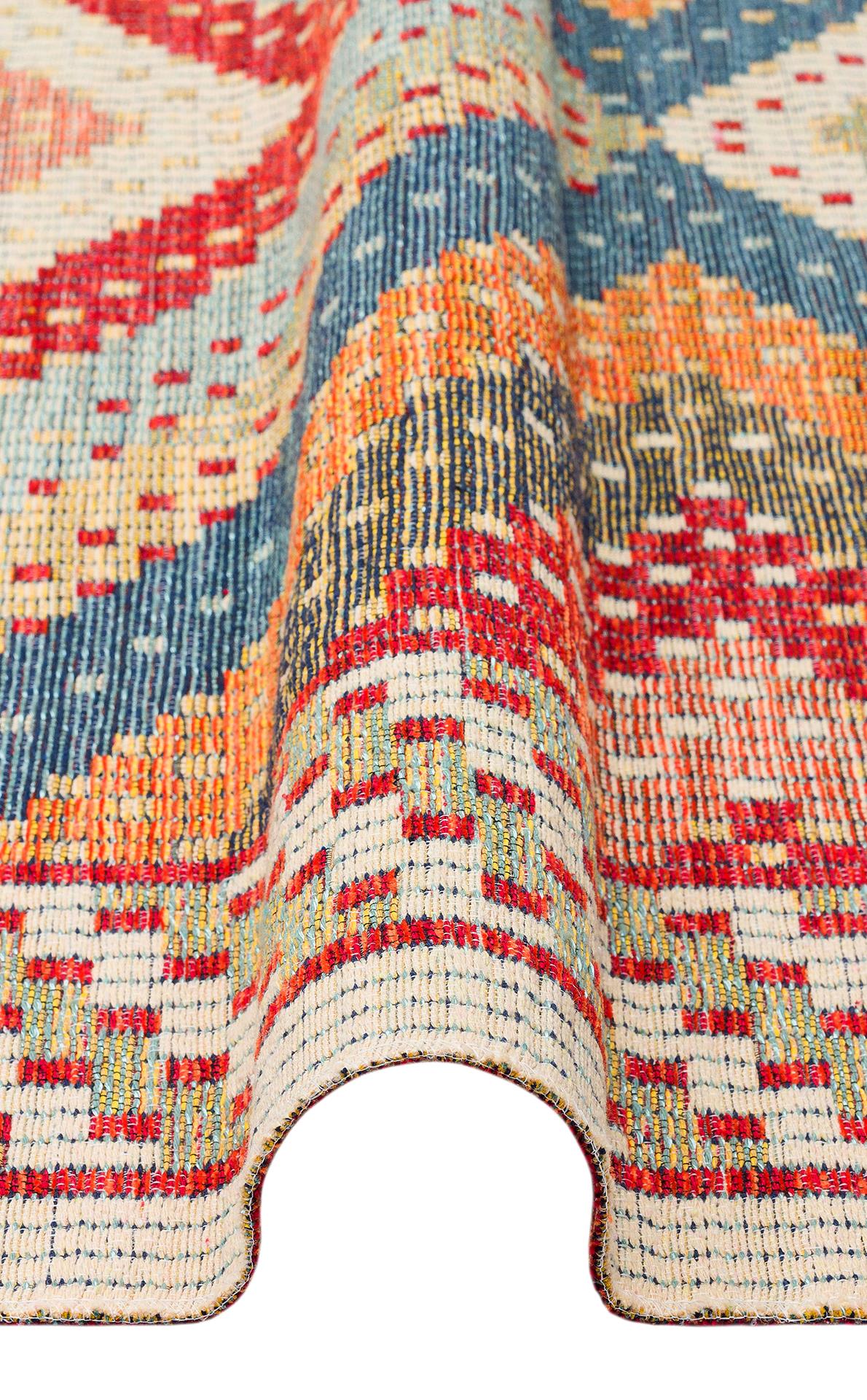 NOMAD NMD 10 RED Yıkanabilir, Çift Taraflı Kullanıma Uygun Yumuşak Tuşeli Otantik Kilim