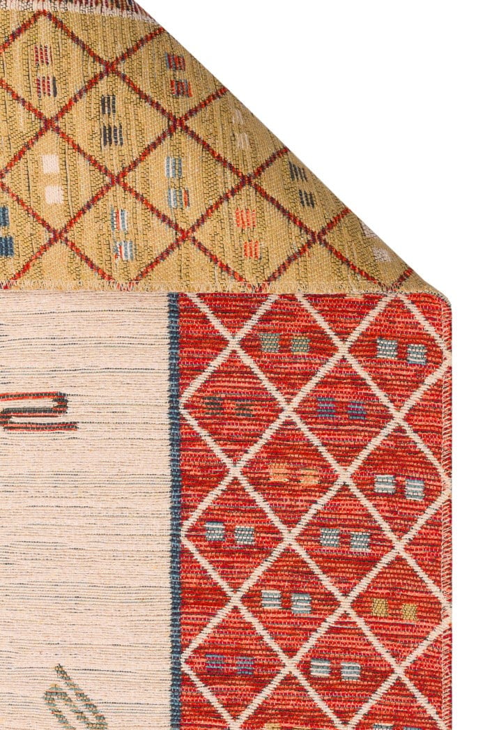 NOMAD NMD 15 LIGHT MULTY Yıkanabilir Çift Taraflı Kullanıma Uygun Yumuşak Tuşeli Otantik Kilim