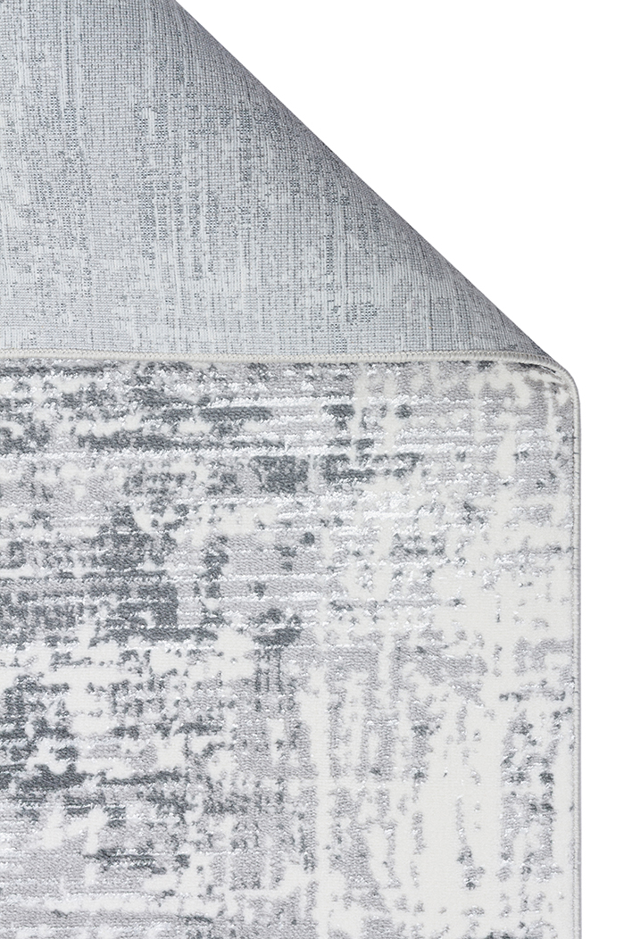 NORA NOR 02 GREY Hav Toz Vermez Yıkanabilir Kaymaz İnce Dokuma Modern Halı