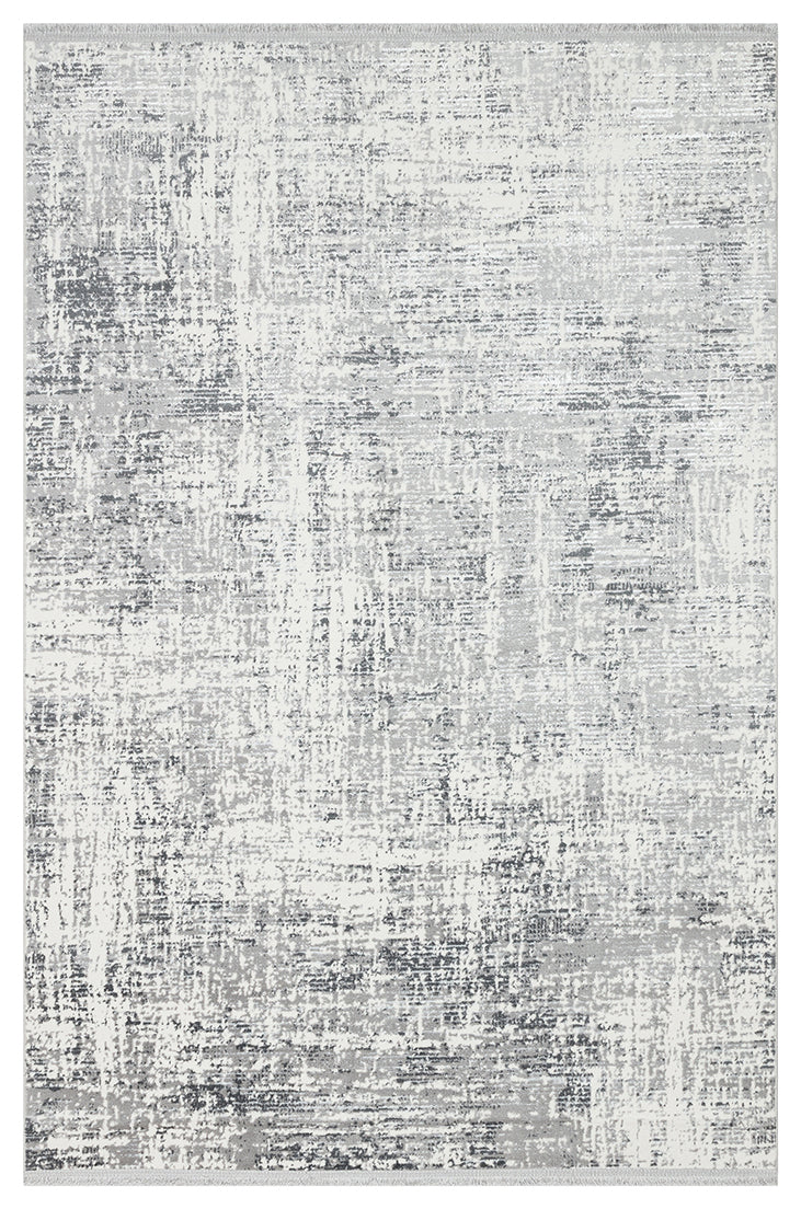 NORA NOR 02 GREY Hav Toz Vermez Yıkanabilir Kaymaz İnce Dokuma Modern Halı