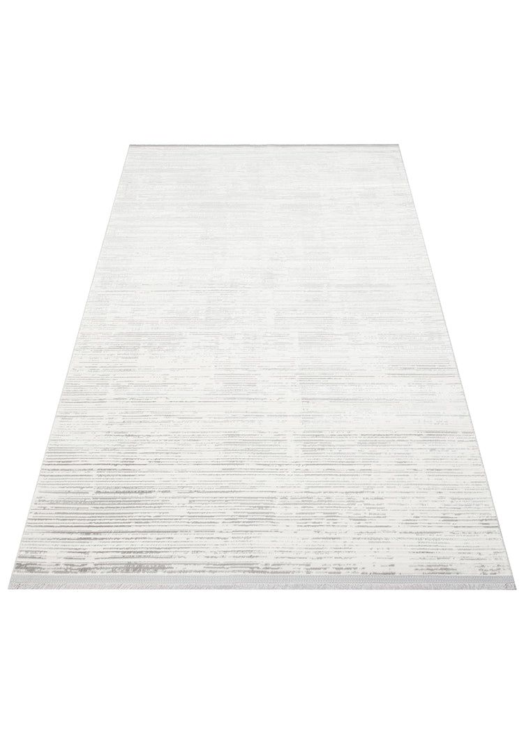 NORA NOR 03 SILVER Hav Toz Vermez Yıkanabilir Kaymaz İnce Dokuma Modern Halı